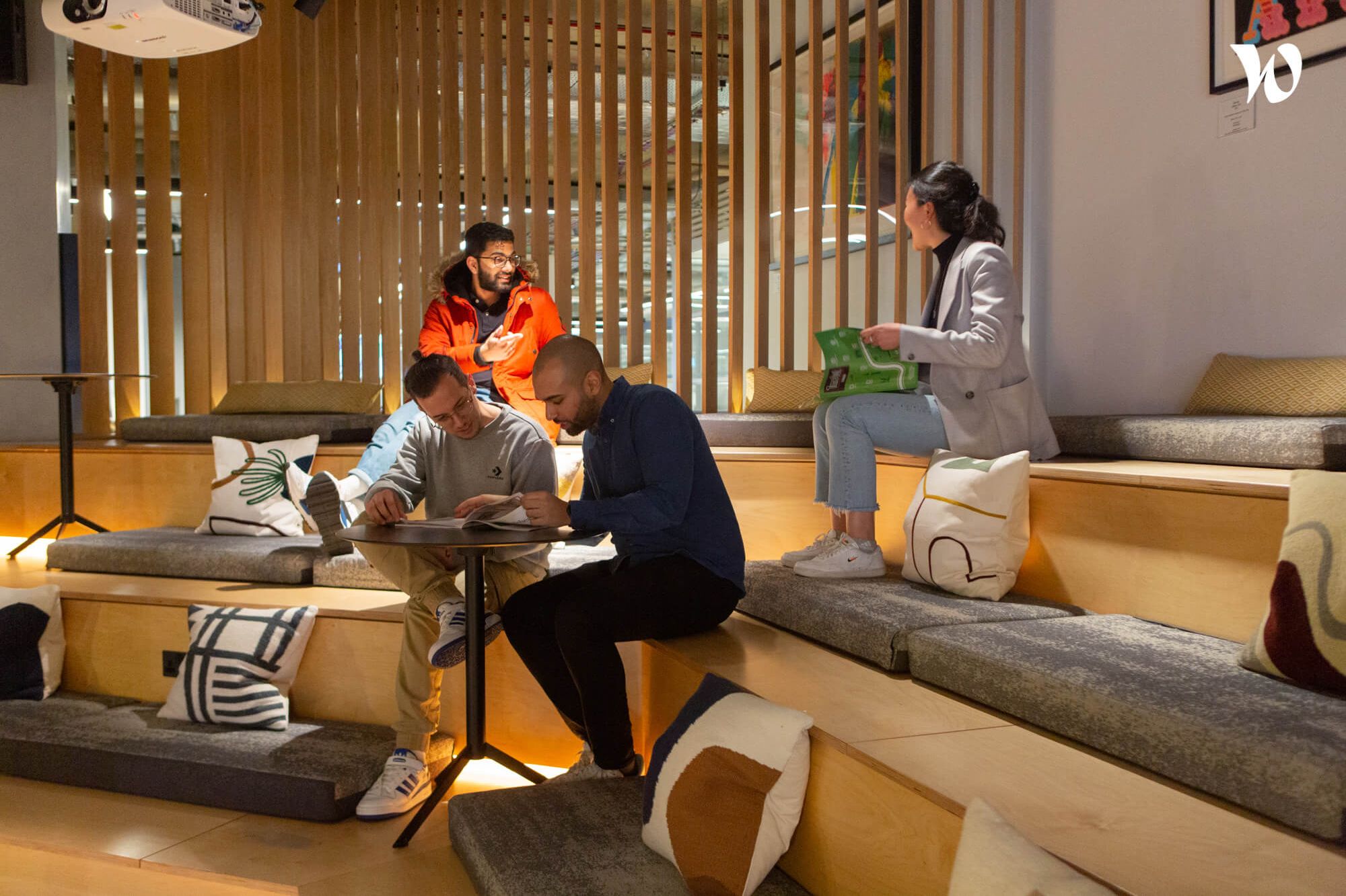 Stuart employees in office