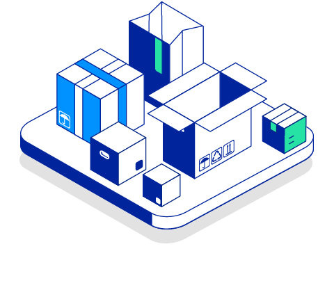 Packages of different size